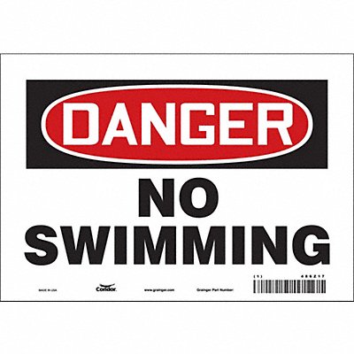 Safety Sign 7 in x 10 in Vinyl