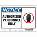 Safety Sign 7 inx10 in Vinyl
