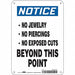 Safety Sign 10 in x 7 in Aluminum