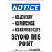 Safety Sign 10 inx7 in Polyethylene