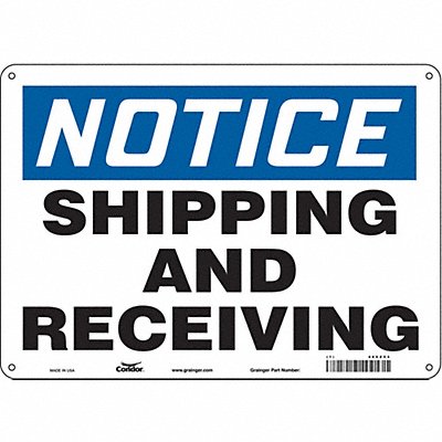 Safety Sign 10 inx14 in Aluminum