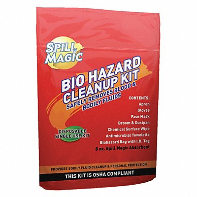 Biohazard Clean Up Kit White 4 L