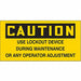 Safety Sign 2.25in x 4.5in Vinyl PK2
