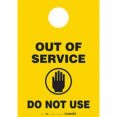 Safety Sign 14 in x 14 in Polyethylene