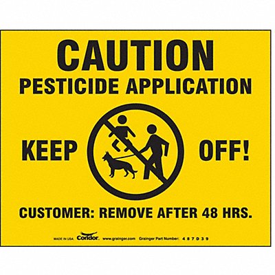 Chemical Sign 4 in Plastic PK25