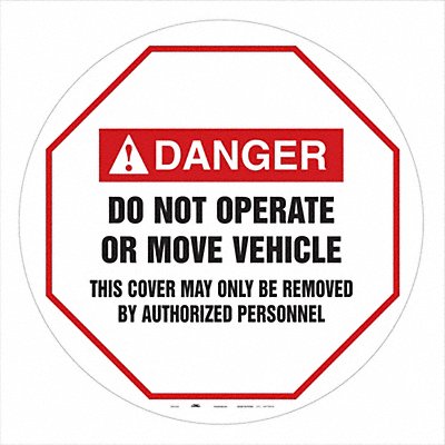 Traffic Sign 20 W 20 H 0.026 Thickness