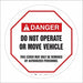 Traffic Sign 16 W 16 H 0.026 Thickness