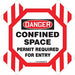 Confined Space Entry Barrier 42x42in PC