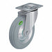 Plate Caster w/ Flat-Free Swivel 150 lb.