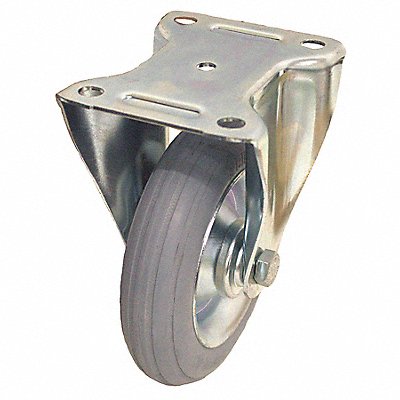 Plate Caster w/ Flat-Free Rigid 150 lb.