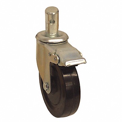 Total-Lock Bolt-In Round Stem Caster