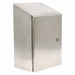 Sloped Top Enclosure 48.00 H Silver