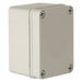 Pushbutton Enclosure 4.34 H Gray