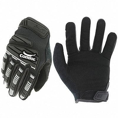 J7287 Mechanics Gloves Black 9 PR