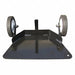 Sign Base Mover Black Steel 10 in H