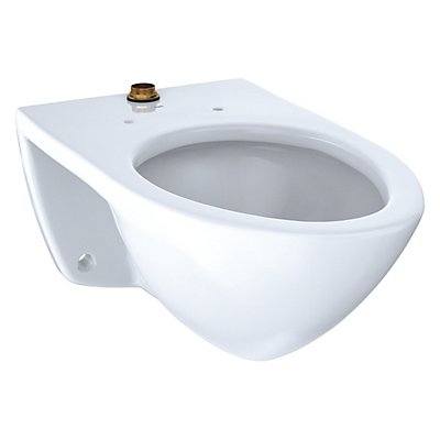 Toilet Bowl Elongated Wall Flush Valve