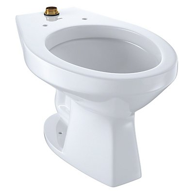 Toilet Bowl Elongated Floor Flush Valve