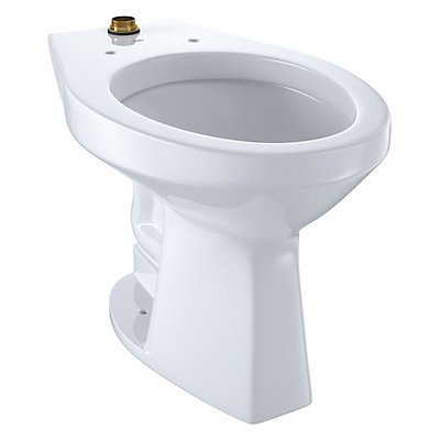 Toilet Bowl Elongated Floor Flush Valve