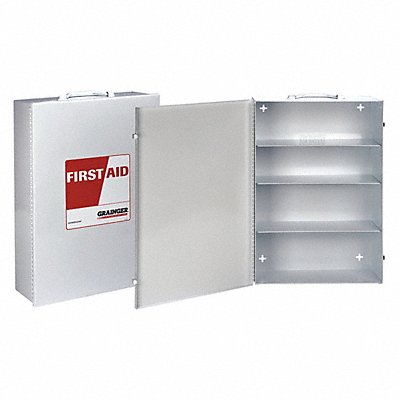 Empty First Aid Cabinet Wall Mount White