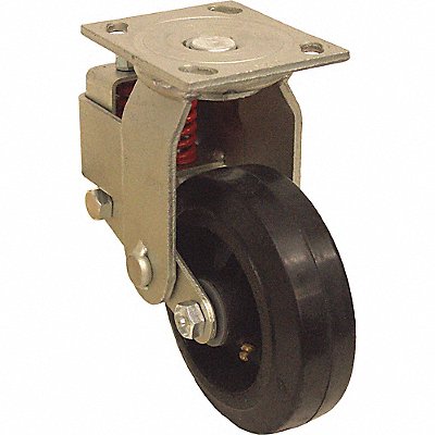 Shock-Absorbing Plate Caster Rigid