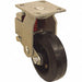 Shock-Absorbing Plate Caster Rigid