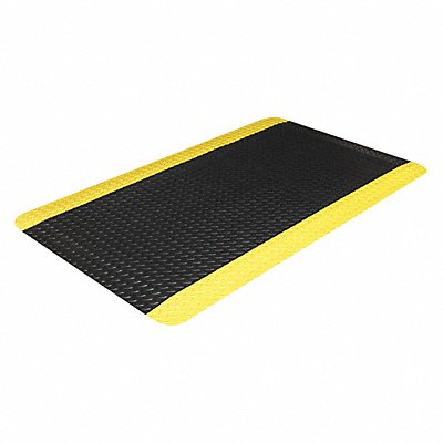 Antifatigue Mat Black 3 ft W x 5 ft L