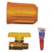 Propane Valve Plastic Yellow 2 Dia.