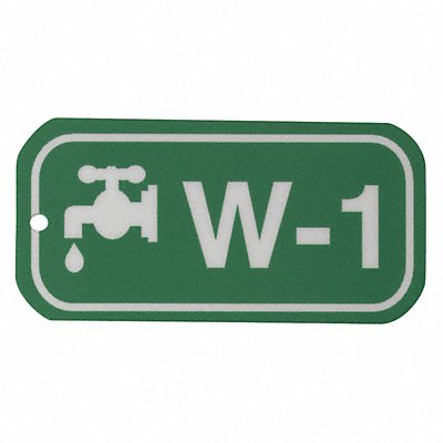 Lockout Tag 1-1/2 Hx3 W 1/8 Hole Sz PK25