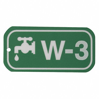Lockout Tag 1-1/2 H x 3 W 1/8 Hole PK5