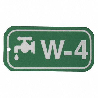 Lockout Tag 1-1/2 H x 3 W 1/8 Hole PK5