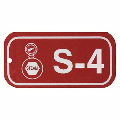 Lockout Tag 1-1/2 H x 3 W 1/8 Hole PK5
