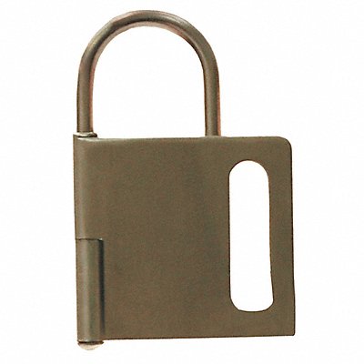 Lockout Hasp Red Steel 4-1/2 L