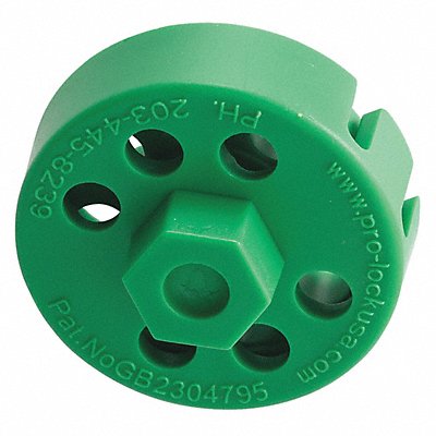 Cable Lockout Green Nylon