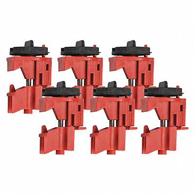 Multi-Pole Breaker Lockout Red 2-1/8 H