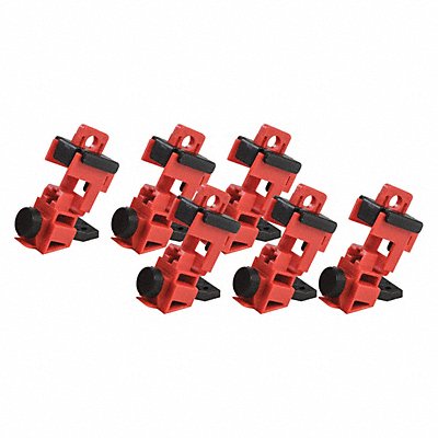 Single Pole Breaker Lockout Red 2-5/8 H