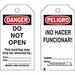 Lockout Tag 5-3/4 Hx3 W Polyester PK25