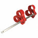 Blind Flange Lockout Device Red