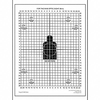 M68 Combat Optic Target 11 in H PK100