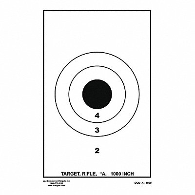 US Dept. of Defense Target PK100