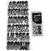 Number and Letter Combo Kit Silver/Black