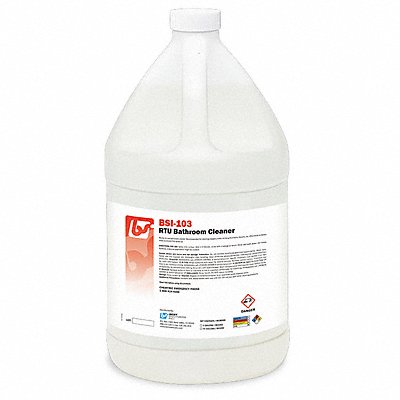 Bathroom Cleaner 1 gal Jug Clear PK4