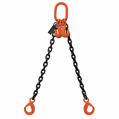 Chain Sling 20 ft L Self Locking Hook