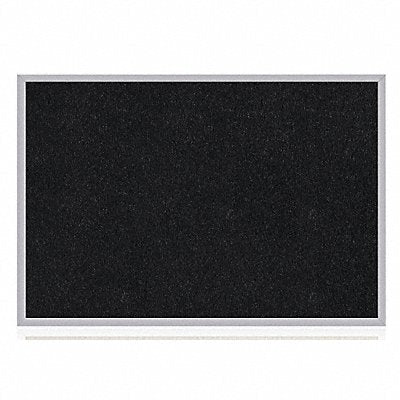 Bulletin Board 60-1/2 in W Black