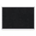 Bulletin Board 60-1/2 in W Black