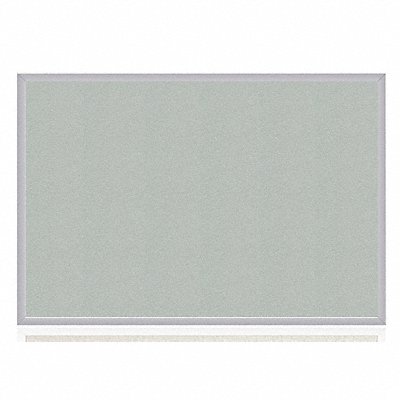 Bulletin Board 144-1/2 in W Silver