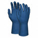 J4439 Chemical Gloves M 12 in L Dark Blue PR