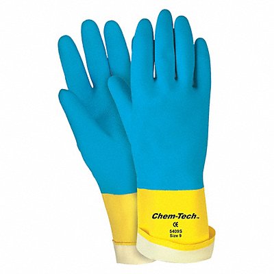 J4445 Chemical Gloves S 12 in L Straight PK12