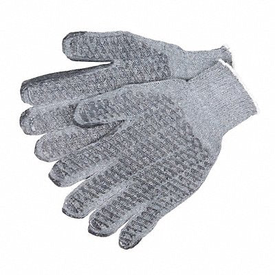 Knit Gloves 10-1/2 XL Gray PK12