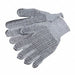 Knit Gloves 10-1/2 XL Gray PK12