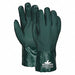 Chemical Gloves L Green Sandy PVC PK12